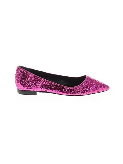 Pre-owned Schutz Flats In Pink