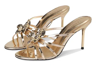 Schutz Flora Mule In Silver