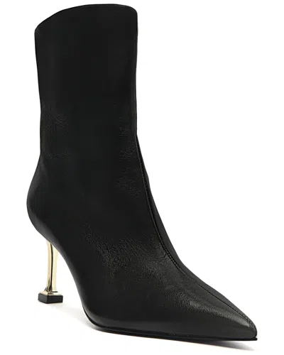 Schutz Frienze Leather Bootie In Black