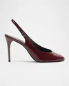 Schutz Geraldine Patent Slingback Pumps