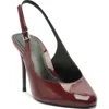 Schutz Geraldine Slingback Pump In Burgundy