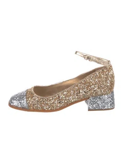 Pre-owned Schutz Glitter Slingback Pumps In Multi