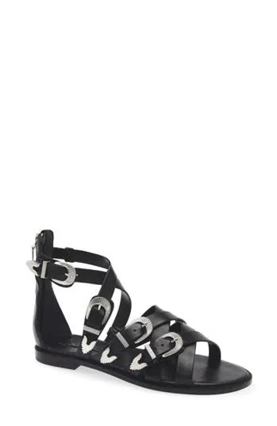 Schutz Harper Gladiator Sandal In Black