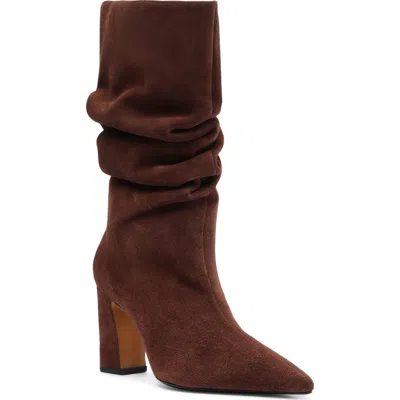 Schutz Harriet Slouch Boot In Brown