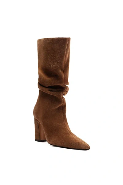 Schutz Harriet Slouch Boot In Root Brown, Women's At Urban Outfitters