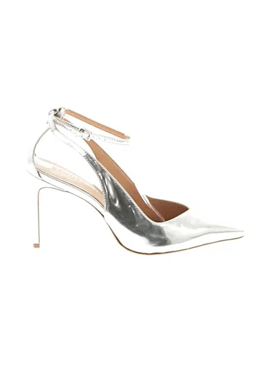 Pre-owned Schutz Heels In Silver