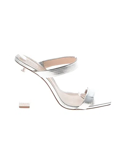 Pre-owned Schutz Heels In Silver