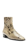 Schutz Helena Bootie In Animal Print