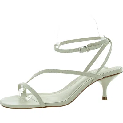 Schutz Helene Sandal Heels Pearl In Beige