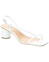 Schutz Heloise Leather Sandal In White