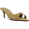 Schutz Hilda Leaf Pointed Toe Mule In Multi