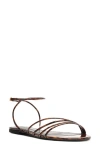 Schutz Inez Ankle Strap Sandal In Brown