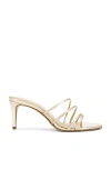 Schutz Inez Mule In Metallic Gold