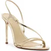 Schutz Inez Slingback Sandal In Gold