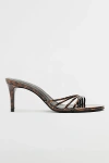 Schutz Inez Strappy Mule Heel In Animal Print, Women's At Urban Outfitters