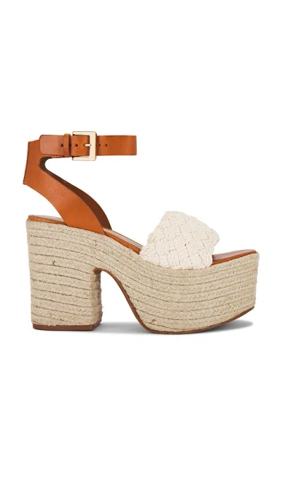 Schutz Isabel Cutout Sandal In Cru