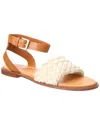 Schutz Isabel Flat Sandal In Brown
