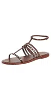 Schutz Isidora Sandals Desert Brown In Desert Brown