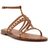 Schutz Isidora Studded Ankle Strap Sandal
