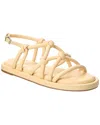 Schutz Janet Leather Flatform In Multi
