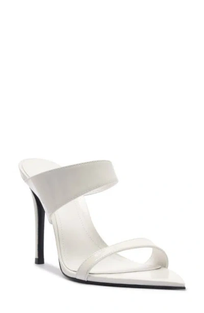 Schutz Jaselle Pointed Toe Sandal In White