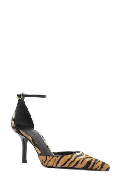 Schutz Jenny Pointed Toe Pump In Leopard Print