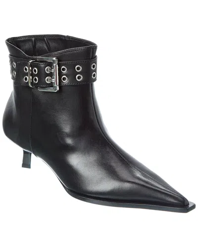 Schutz Jess Leather Bootie In Black