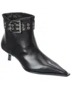 Schutz Jess Leather Bootie In Black