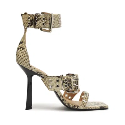 Schutz Jess Sandal In Animal Print