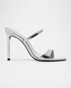 Schutz Jessica Leather Stiletto Mule Sandals