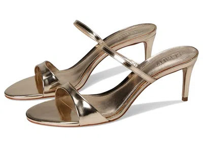 Schutz Jessica Mid Mule In Silver