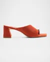 Schutz Jodie Slide Sandal In Sunset Ochre