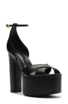 Schutz Jolene Platform Ankle Strap Sandal In Black