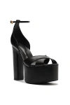 Schutz Jolene Platform Ankle Strap Sandal In Black