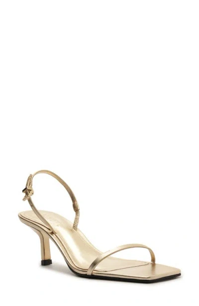 Schutz Judith Slingback Sandal In Silver