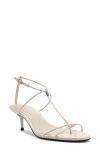 Schutz Jules Ankle Strap Sandal In White