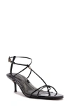 Schutz Jules Ankle Strap Sandal In Black