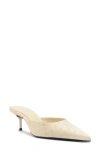 Schutz Julie Pointed Toe Mule In White