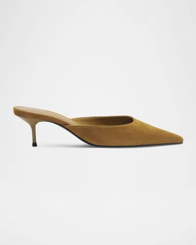 Schutz Julie Suede Mule Pumps