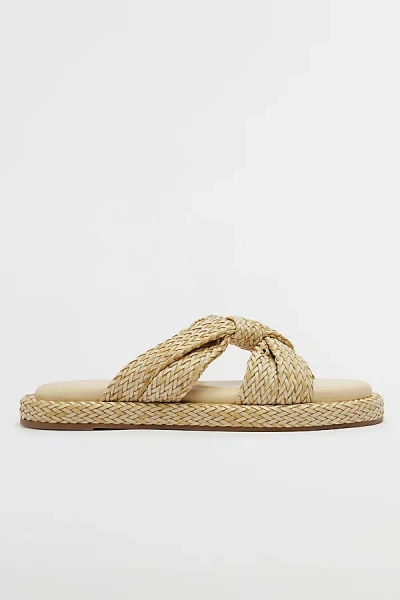 Schutz Kali Braided Sandal In Beige, Women's At Urban Outfitters