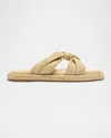 Schutz Kali Slide Sandal In Natural Nibs