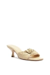 Schutz Kareena Knot Slide Sandal In Beige