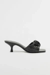 Schutz Kareena Knot Slide Sandal In Black
