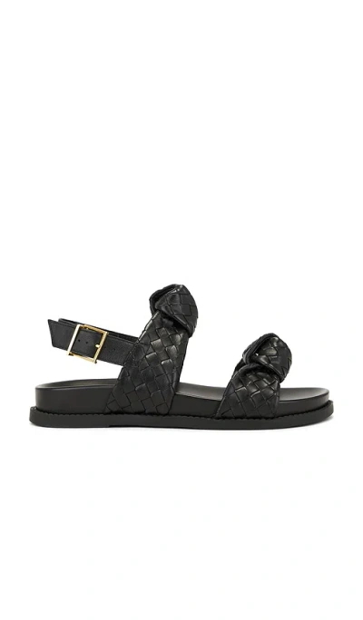 Schutz Kareena Knot Sporty Sandal In Black