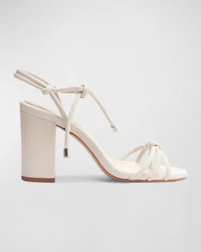 SCHUTZ KATE KNOTTED ANKLE-TIE SANDALS