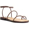 Schutz Kaya Ankle Strap Sandal In Desert Brown