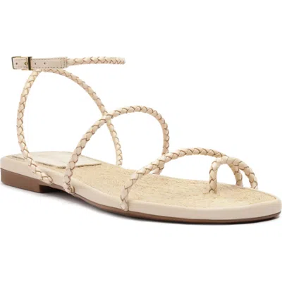 Schutz Kaya Ankle Strap Sandal In Off White