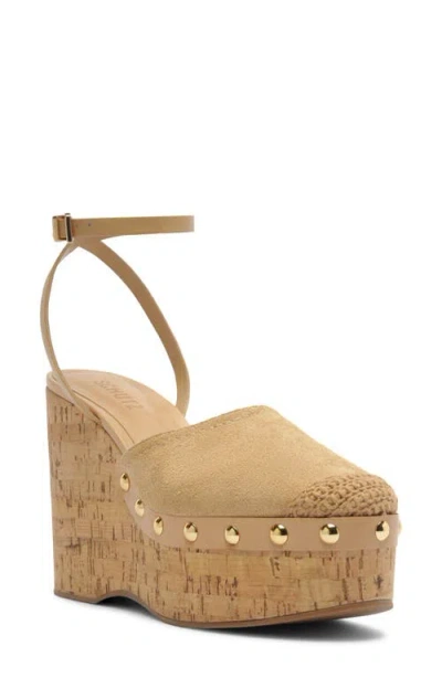 Schutz Kayana Platform Wedge Clog In Brown