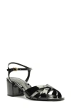 Schutz Keefa Ankle Strap Sandal In Black