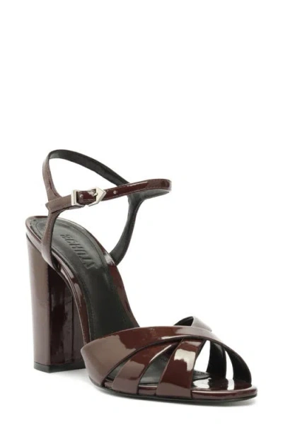 Schutz Keefa Ankle Strap Sandal In Red